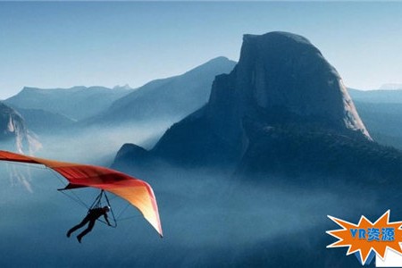 滑翔翼参观约塞米蒂国家公园VR视频下载 90MB 高空航拍类